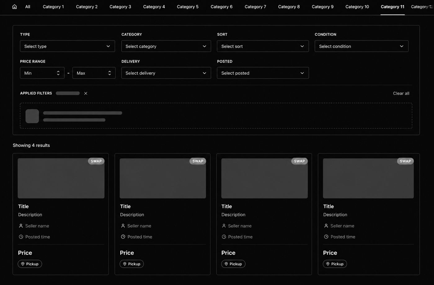 Listings library