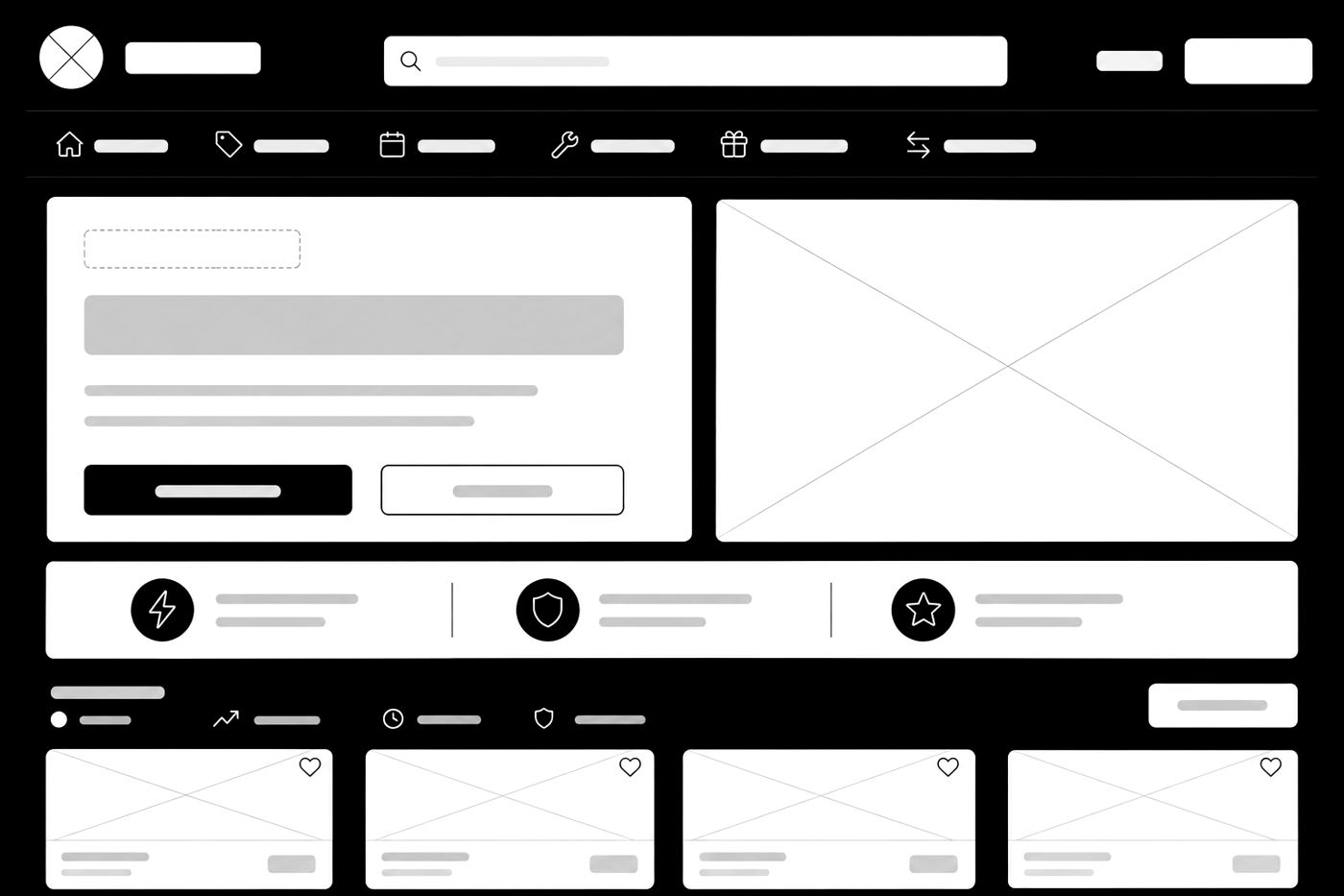 Branded marketplace home